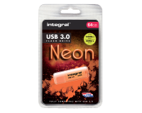 Integral clé USB Néon 64 Go Usb 3.2 (USB-A) Orange