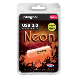 En_integral usb3 neon 64gb orange