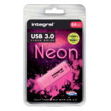 Integral clé USB Néon 64 Go Usb 3.2 (USB-C) Rose