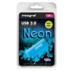 <span>USB 3.0 Neon 128GB Blue Key INFD128GBNEONB3.0</span>