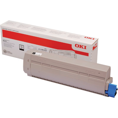 Toner Oki 45862818 zwart