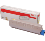 OKI - yellow - original - toner cartridge
