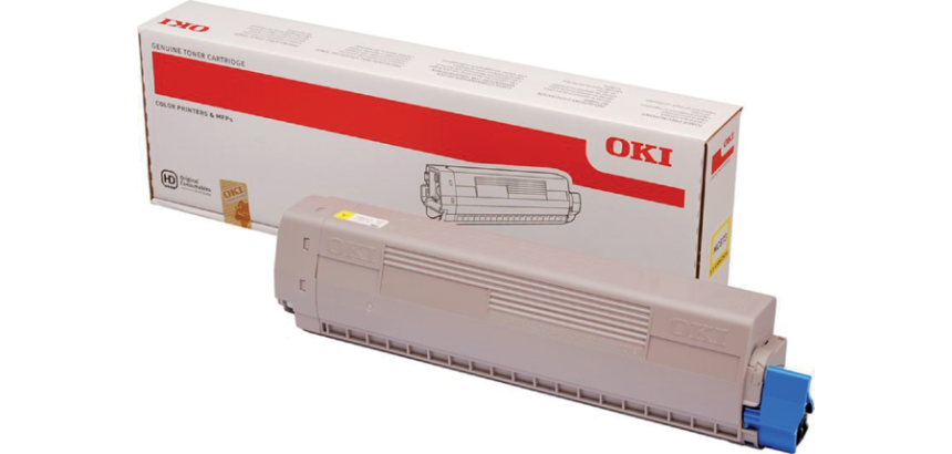 OKI - yellow - original - toner cartridge