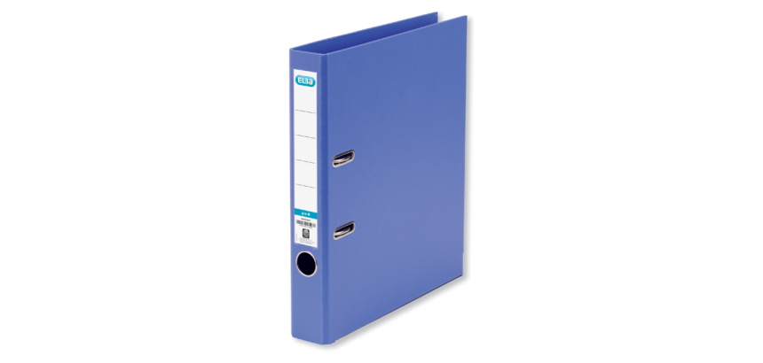 Elba Smart Pro+ Lever Arch File A4 50mm PP Light Blue