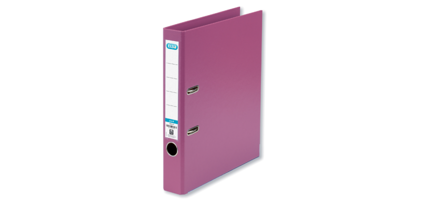 Elba Smart Pro+ Lever Arch File A4 50mm PP Pink