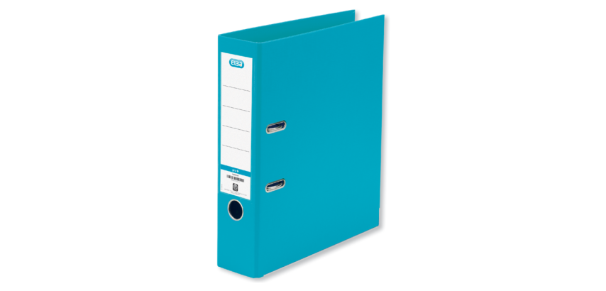 Classeur à levier Elba Smart Pro+ A4 80mm PP turquoise