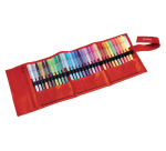 Fineliner STABILO Pen 68/30 étui enroulé rouge de 30 pièces assorti