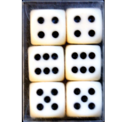 Jeu de dés Verhaak 6 pièces