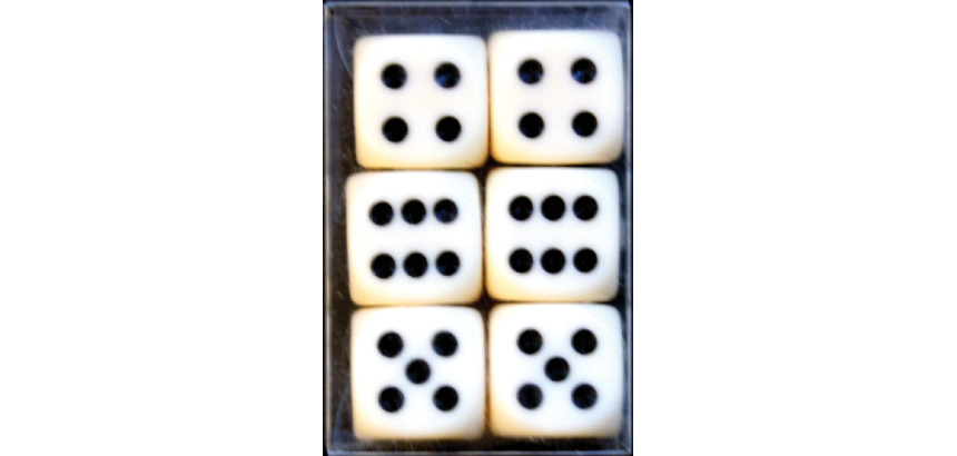 Jeu de dés Verhaak 6 pièces