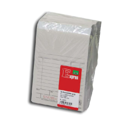 Kassablok Expres met carbon SI-40925 150x110mm 2x50 blad grijs