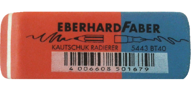 Gum Eberhard Faber EF-585443 potlood/inkt rood/blauw