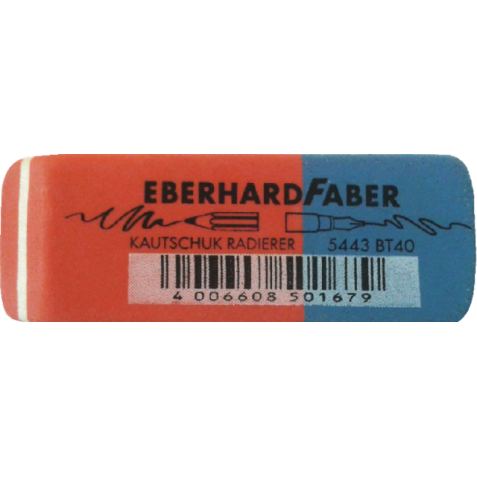 Gum Eberhard Faber EF-585443 potlood/inkt rood/blauw