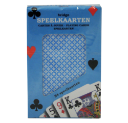 Jeux de cartes Premium bleu