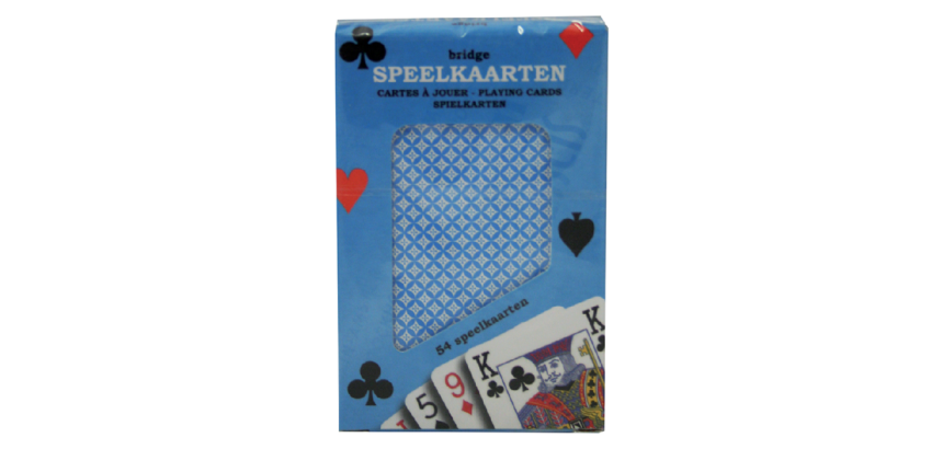 Jeux de cartes Premium bleu