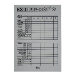 Dobbelblok Verhaak universeel 100 vel