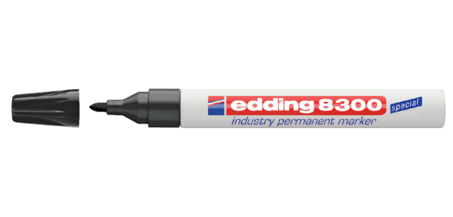 Edding 8300 Industry marker bullet 1.5-3mm black