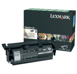 Cartouche toner Lexmark T650A11E Prebate noir