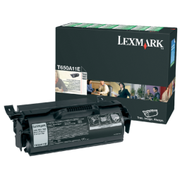 Cartouche toner Lexmark T650A11E Prebate noir