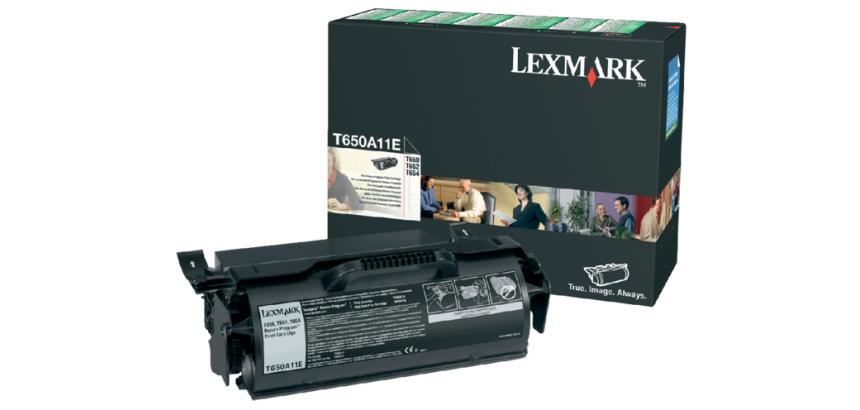 Cartouche toner Lexmark T650A11E Prebate noir