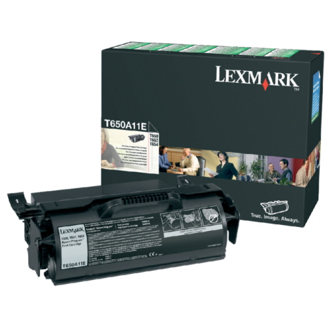 Tonercartridge Lexmark T650A11E prebate zwart