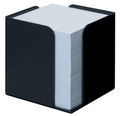 Cube mémos Djois Re-Solution recyclé 95x95x95mm + 850 feuilles noir