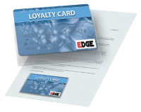 Visitekaarttas Djois 105x60mm zelfklevend bovenkant open transparant 100 stuks