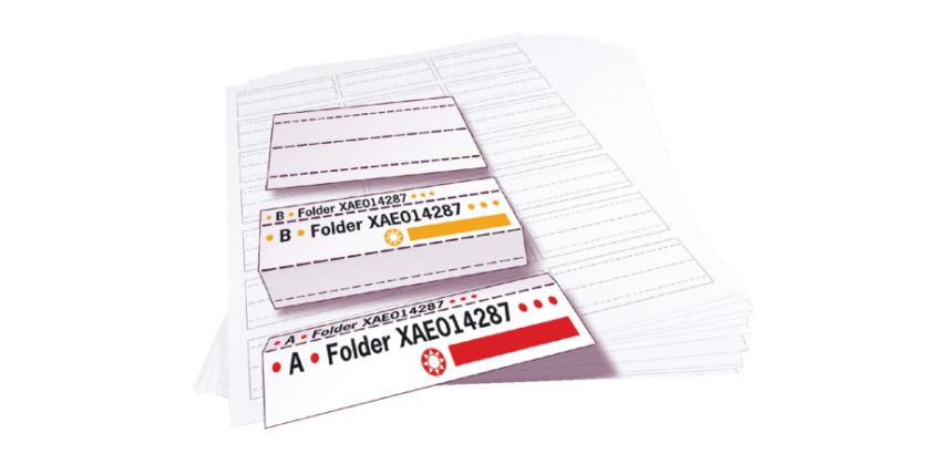 Rider strip for hanging file Djois Alzicht AG51102 printable 20 sheets