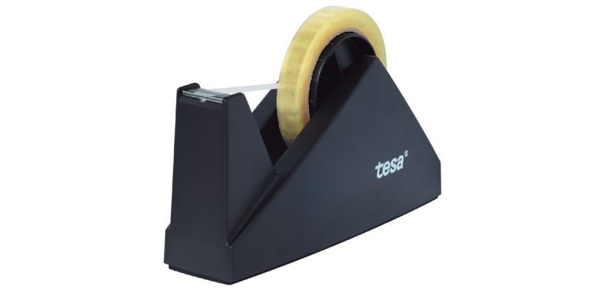 tesa® Easy Cut Economy Dispenser for rolls up to 66m black