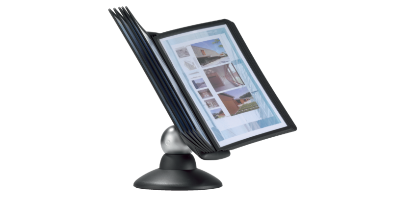 Durable Table Desk 5587 Sherpa Motion 10 pockets black