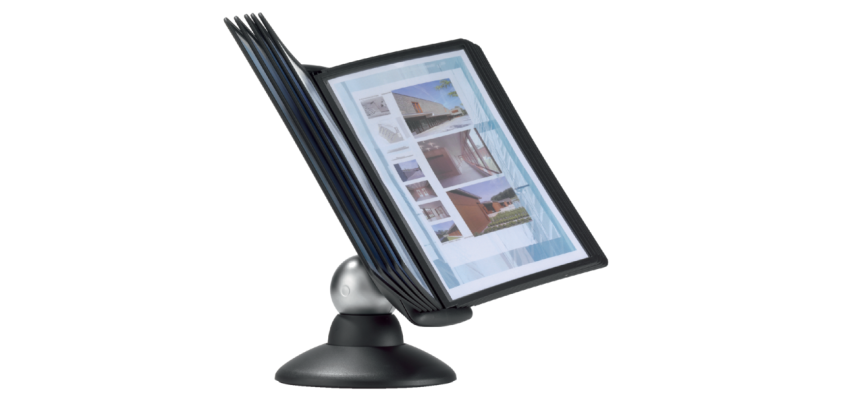 Durable Table Desk 5587 Sherpa Motion 10 pockets black
