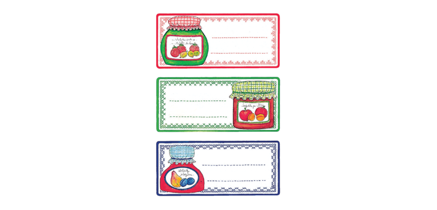Etiket HERMA 3766 keuken weckpot