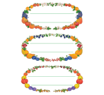 Etiket HERMA 3598 keuken vruchtenkrans