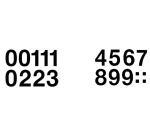 HERMA 4189 labels numbers 0-9 33mm black 16 pieces