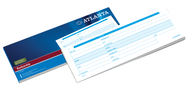 Receipt book Djois Atlanta 105x297mm 100 sheets