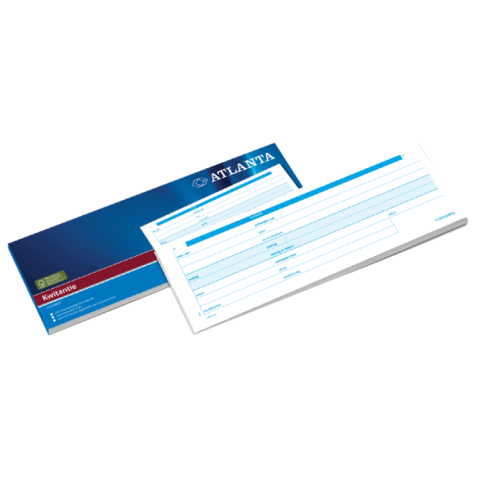 Carnet de quittances Atlanta 105x297mm 100 feuilles