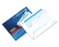Carnet de reçus Djois Atlanta A6 100x 2 feuilles carbone