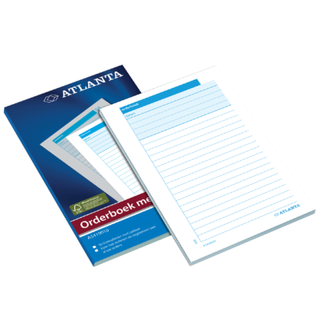 Carnet de commandes Atlanta 185x110mm 50x2 feuilles