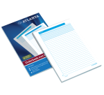 Orderboek Djois Atlanta A5 50x2vel met carbon wit