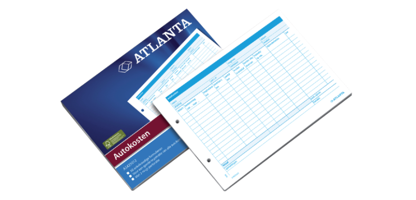Atlanta A5 Vehicle Expense Forms 50 Sheets (Dutch)
