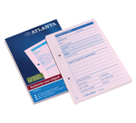 Djois Cash Register Block Expenses A6 100 Pink Sheets
