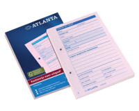 Kasbewijs Djois Atlanta uitgaaf A6 100 vel roze