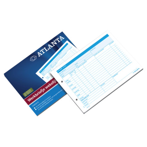 Fiche d’horaire Atlanta hebdomadaire A5 50 feuilles