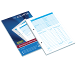 Formulaires de commande Djois Atlanta A5 50x2 feuilles autocopiant blanc (NL)