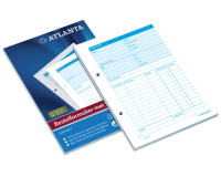 Formulaires de commande Djois Atlanta A5 50x2 feuilles autocopiant blanc (NL)