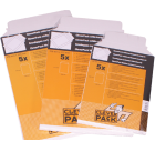 Enveloppe CleverPack A4 240x315mm carton blanc 5 pièces