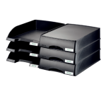 Korb mit Schublade Leitz Plus A4 Maxi schwarz