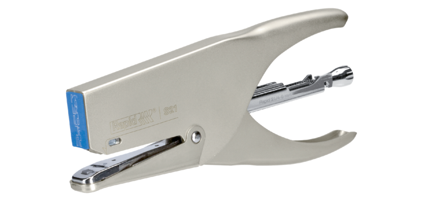 Pince agrafeuse Rapid S21 30 feuilles 21/6 nickel mat