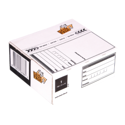 Postpakketbox 1 CleverPack 146x131x56mm wit pak à 25 stuks