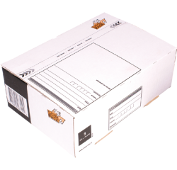 Postpakketbox 3 CleverPack 240x170x80mm wit pak à 25 stuks
