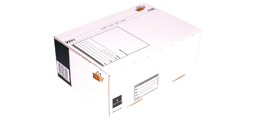 Mailbox 4 CleverPack 305x215x110mm white 25 pieces
